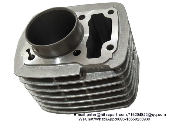 품질  Silver Motorcycle Engine Block CB125 / KYY125 Dia.52.4mm Precise Machining Size 공장